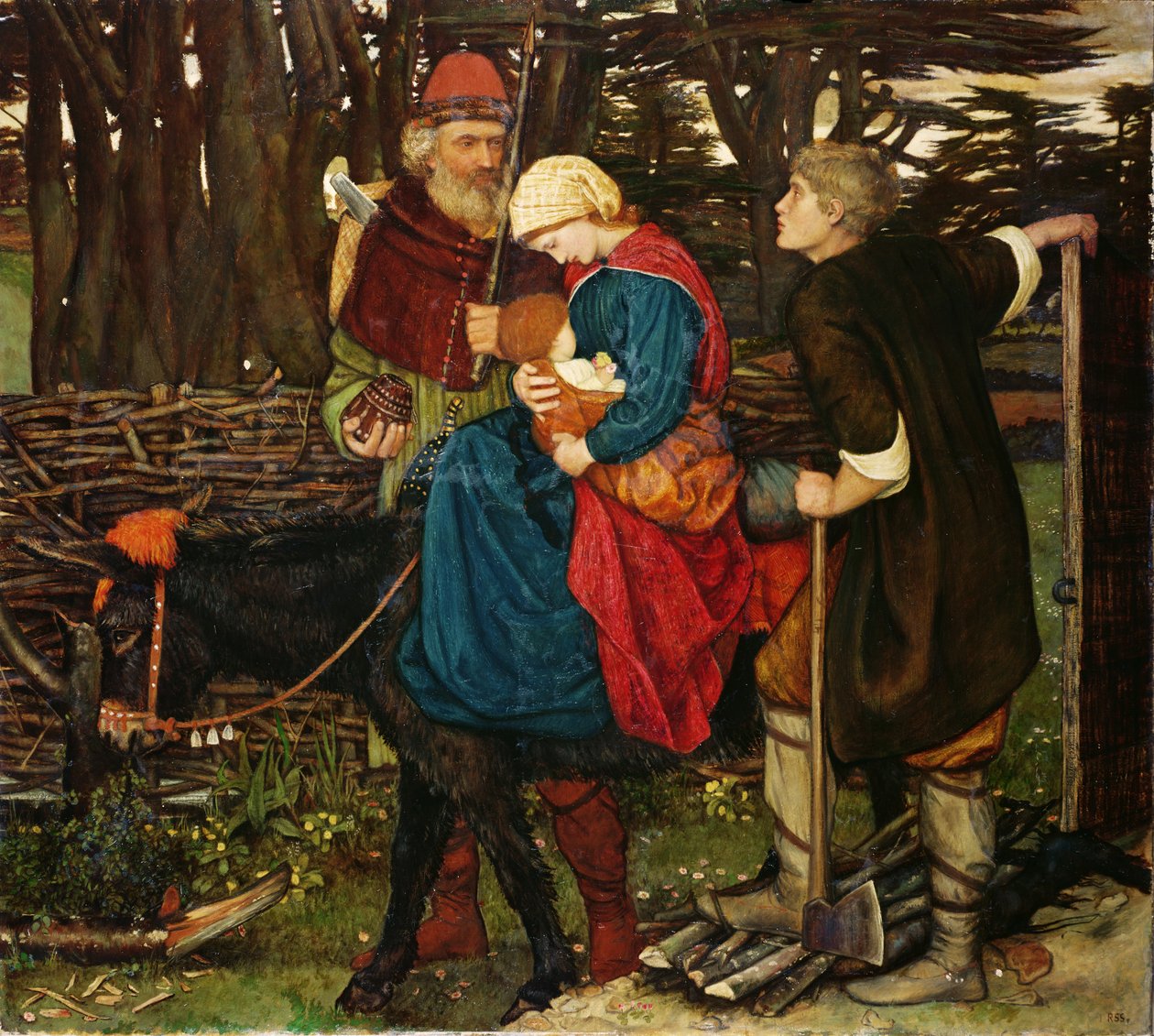 A Szent Család alkotó: John Roddam Spencer Stanhope