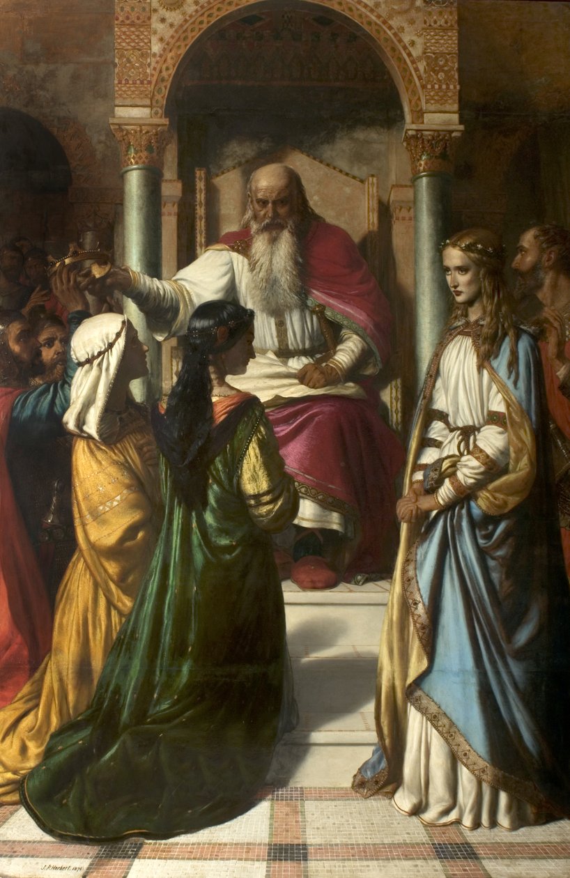 Lear és Cordelia, 1876 alkotó: John Rogers Herbert
