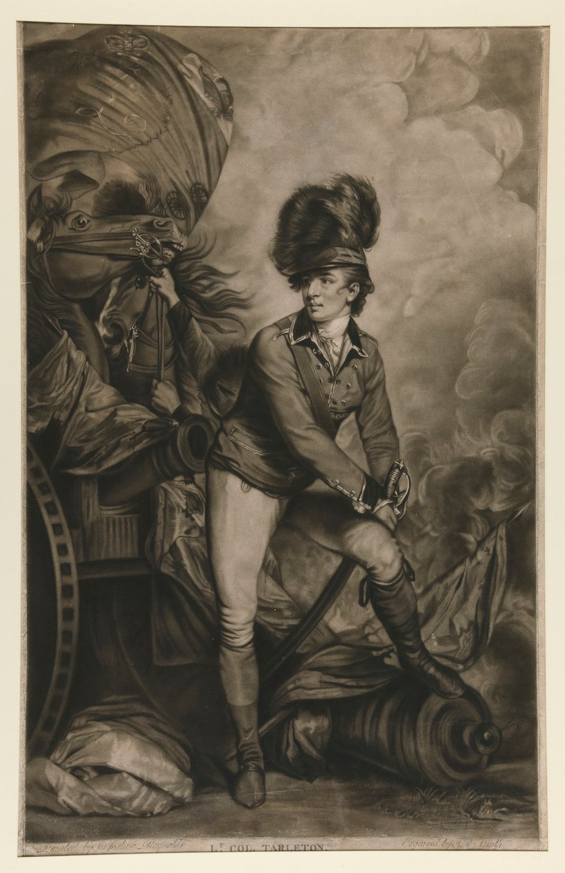 Tarleton alezredes alkotó: John Rubens Smith