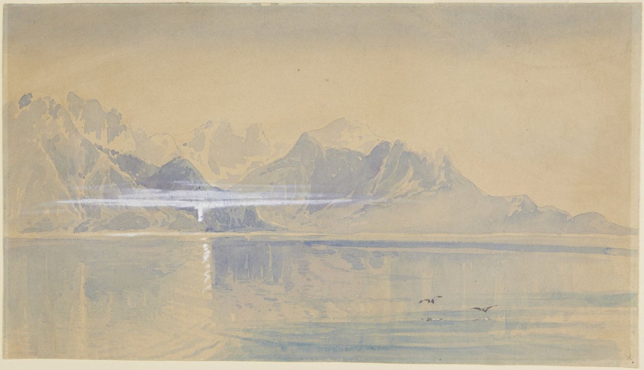 Kora reggel Montreux-ban alkotó: John Ruskin