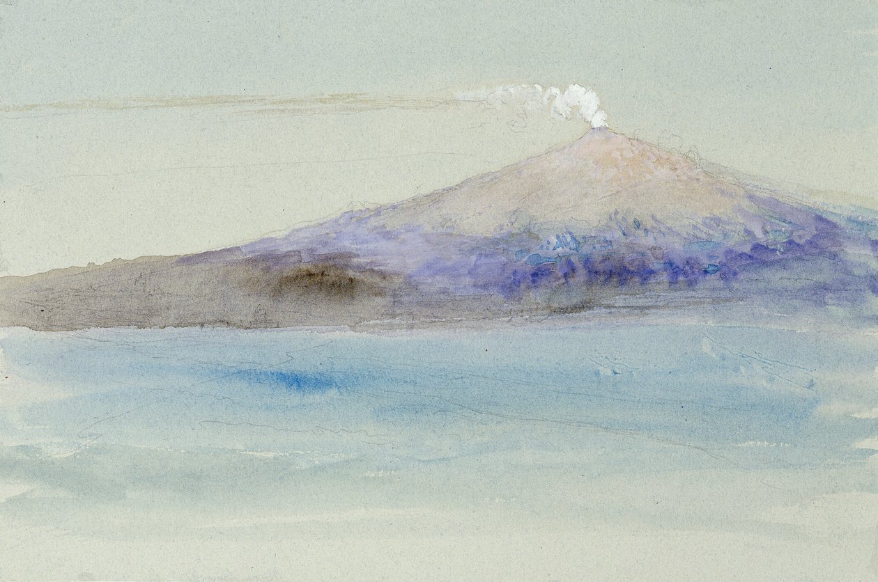 Etna Taorminából alkotó: John Ruskin