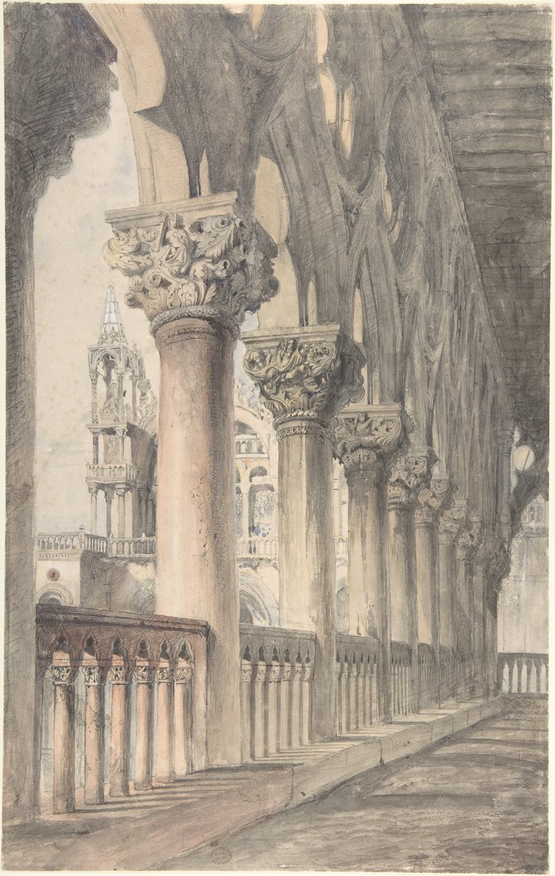 A velencei Dózse-palota loggiája alkotó: John Ruskin