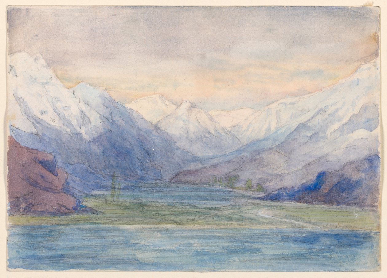 Hegyi táj alkotó: John Ruskin