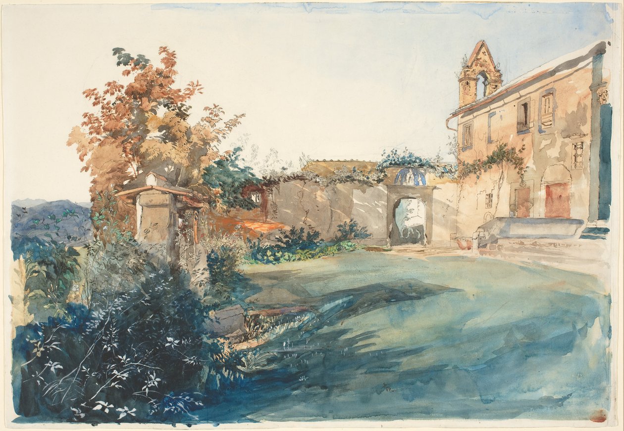 A San Miniato kertje Firenze közelében alkotó: John Ruskin
