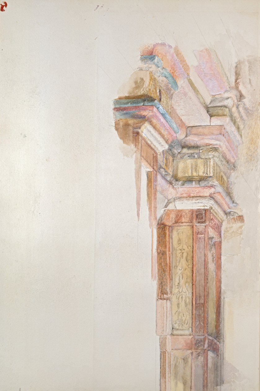 A Palazzo Gambacorti, Pisa, 1872. április 27-30 alkotó: John Ruskin