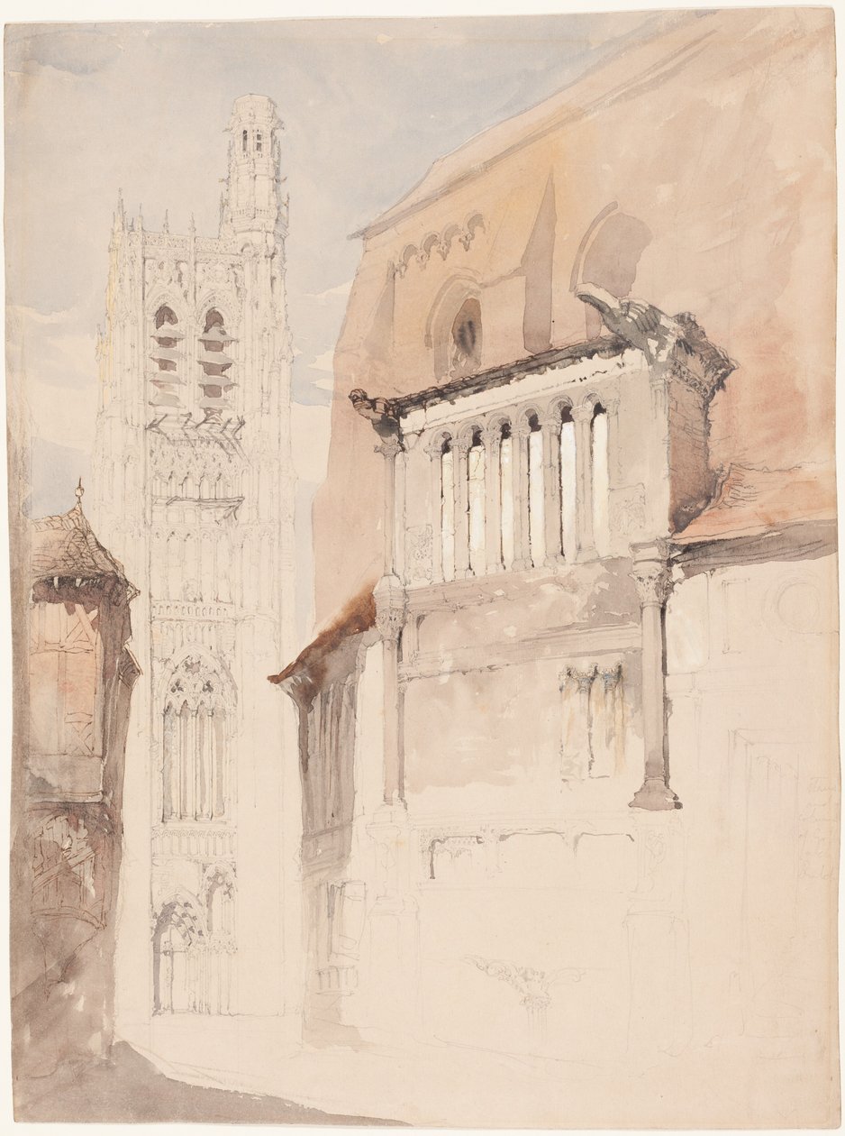 A sens-i székesegyház tornya alkotó: John Ruskin