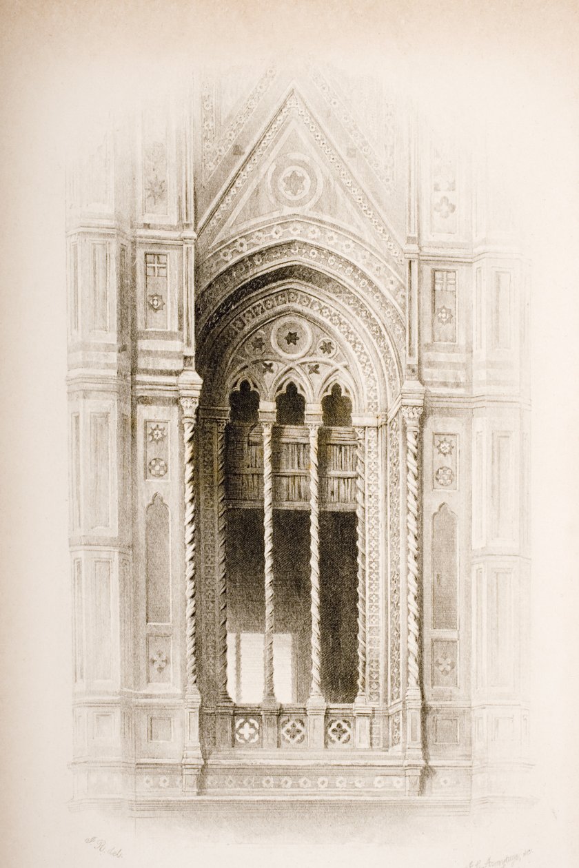 Tracery of the Campanile of Giotto, Firenze, 