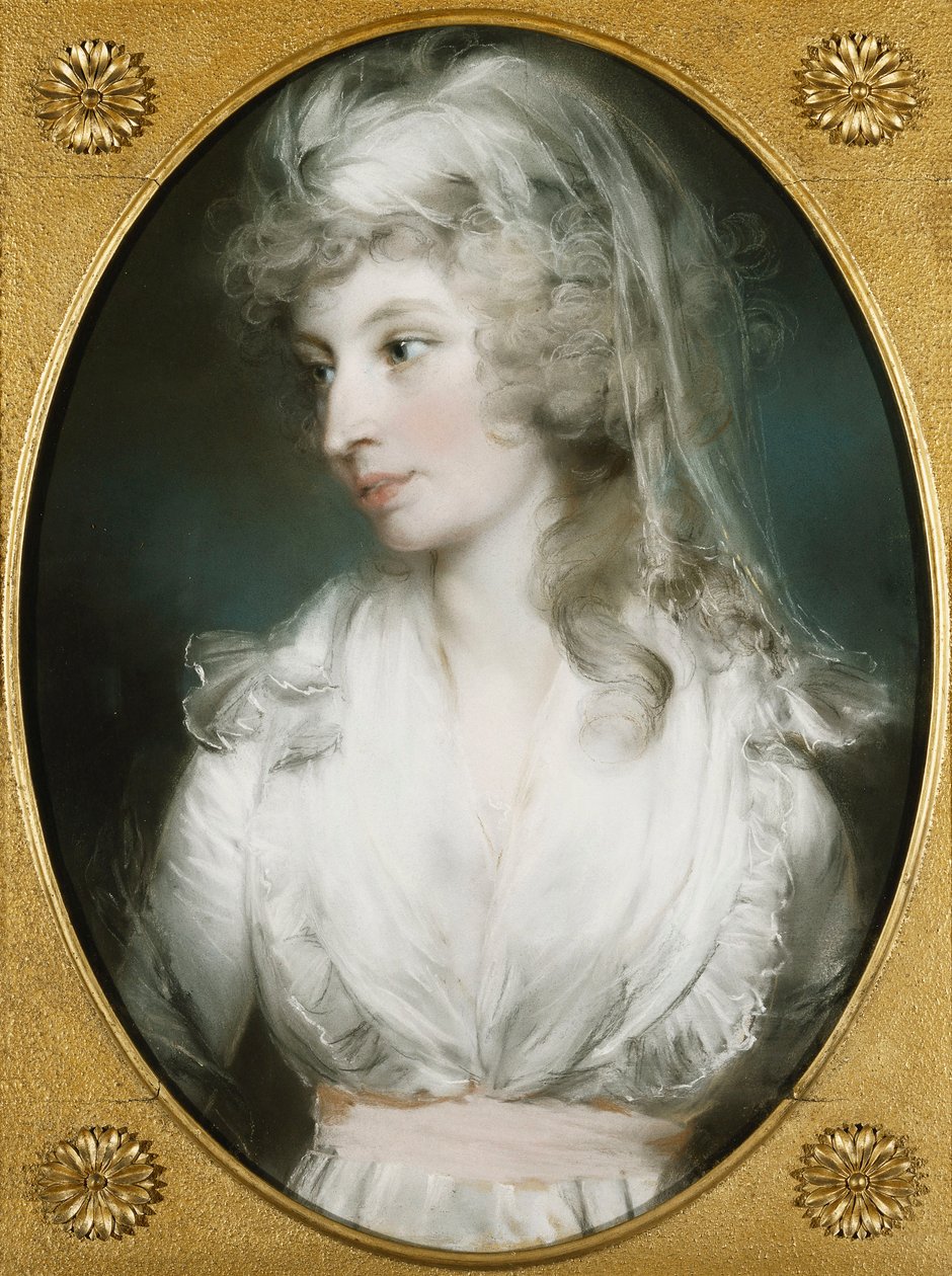 Mary Wood portréja, 1794 alkotó: John Russell