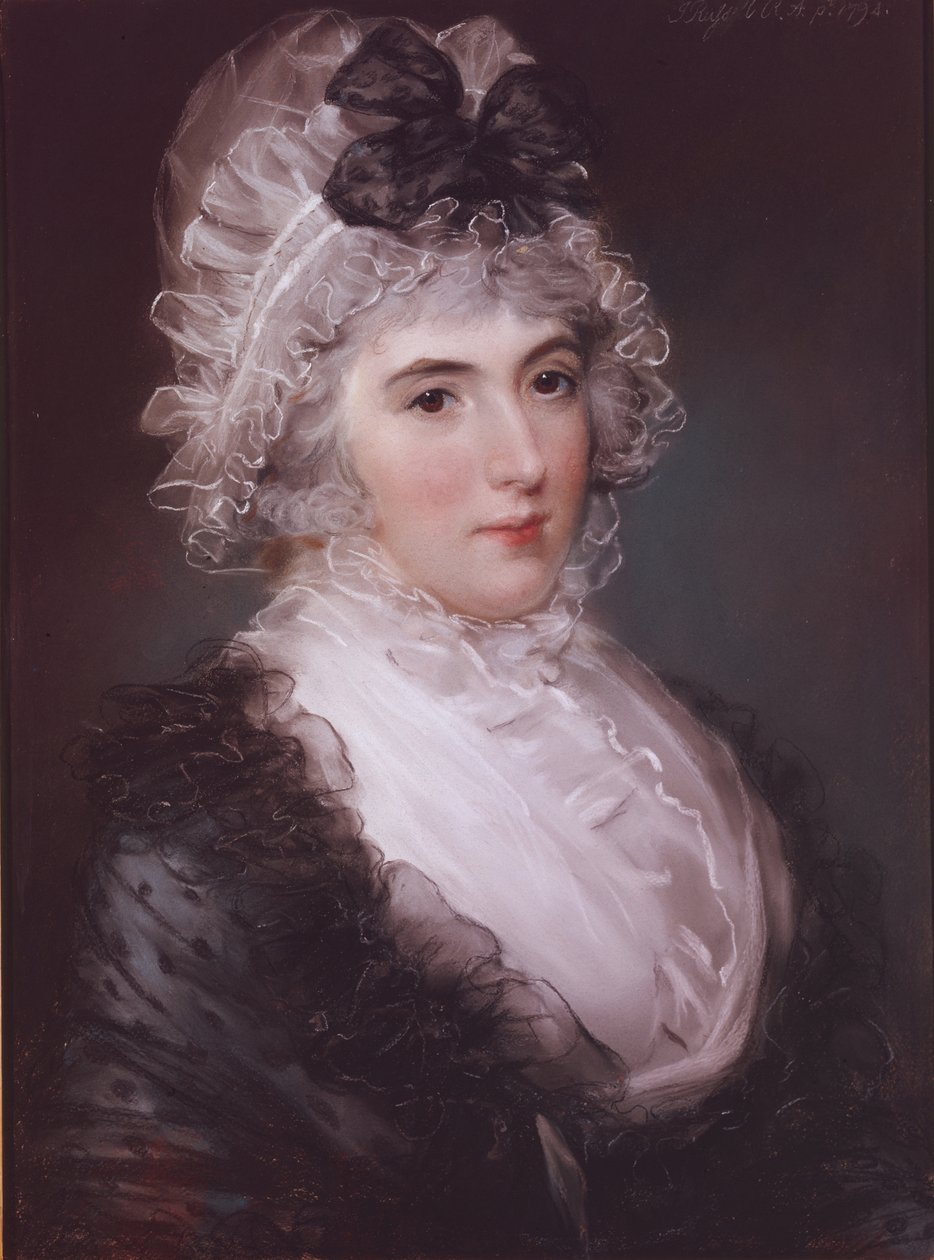 Janet Grizel asszony portréja, 1794 alkotó: John Russell
