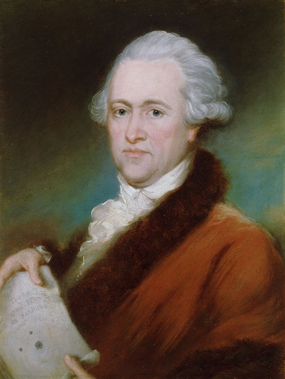 Sir William Herschel (1738-1822), 1795 körül (olaj, panel) alkotó: John Russell