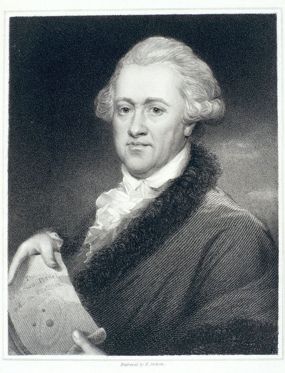Sir William Herschel csillagász, 1790-es évek alkotó: John Russell