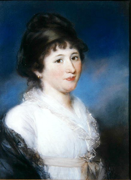 Susan Gines (Barberné) (pasztell) alkotó: John Russell