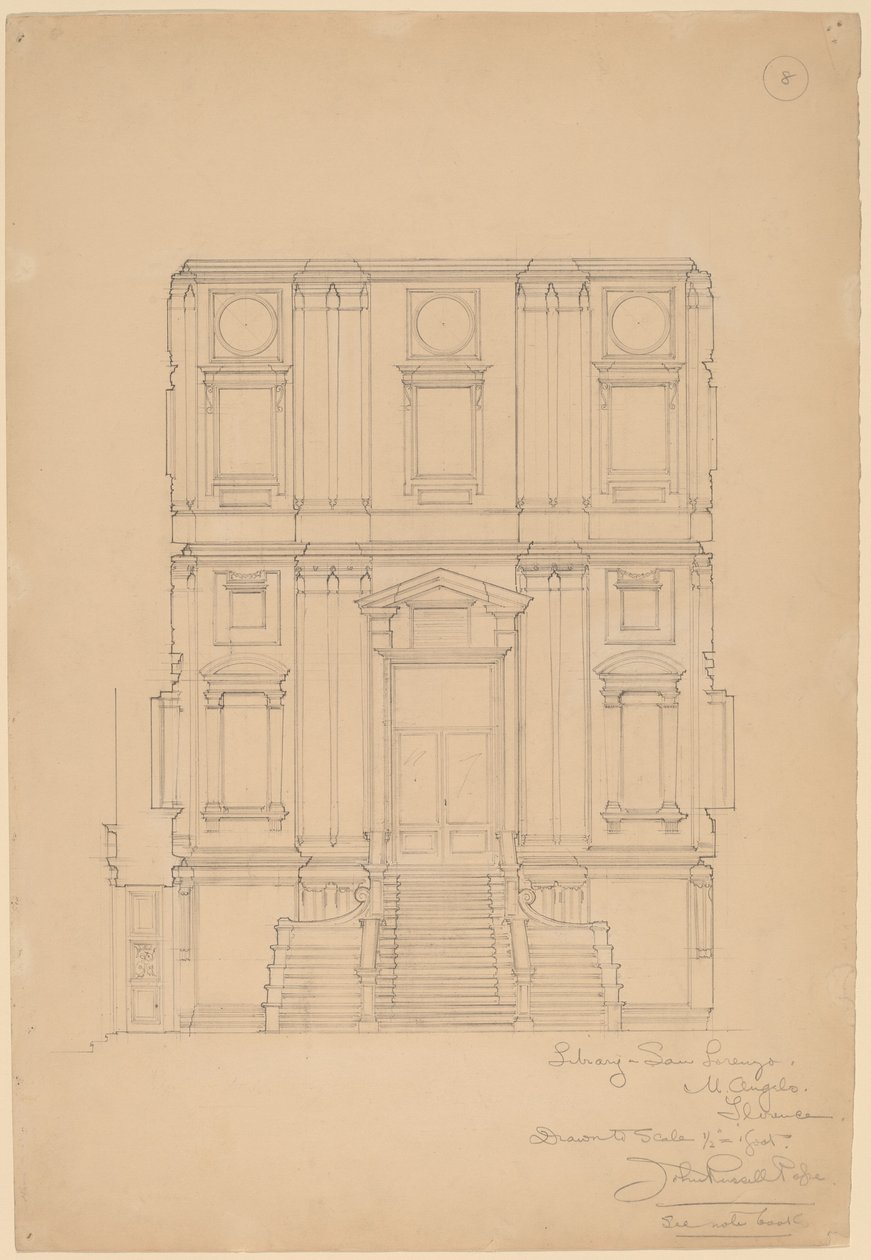Könyvtár, San Lorenzo alkotó: John Russell Pope