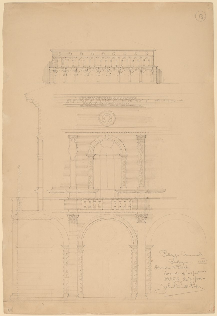 Városháza, Bologna alkotó: John Russell Pope