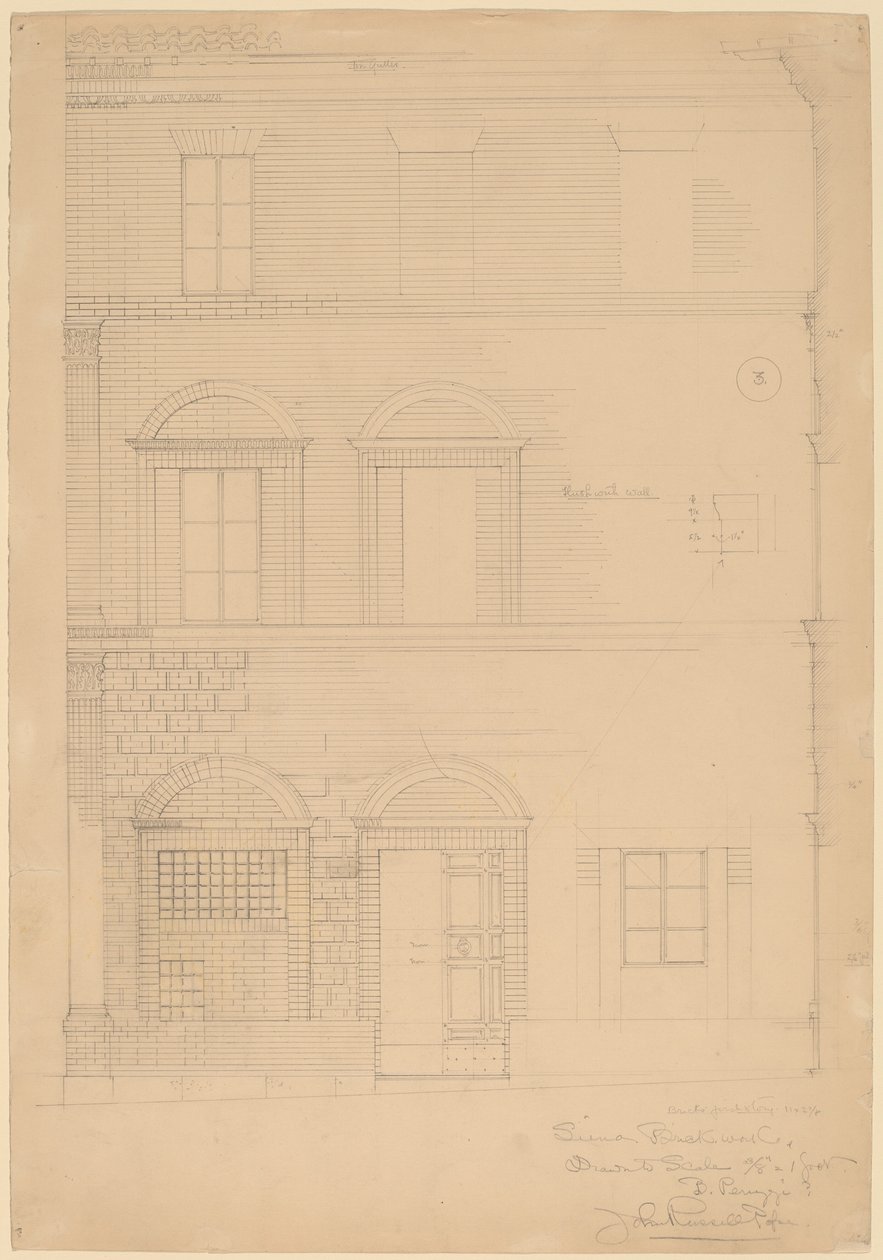 Sienai téglafal alkotó: John Russell Pope
