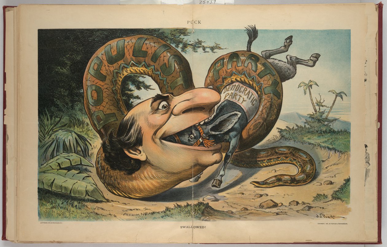 Lenyeltem! Puck magazin, július 11. alkotó: John S. Pughe