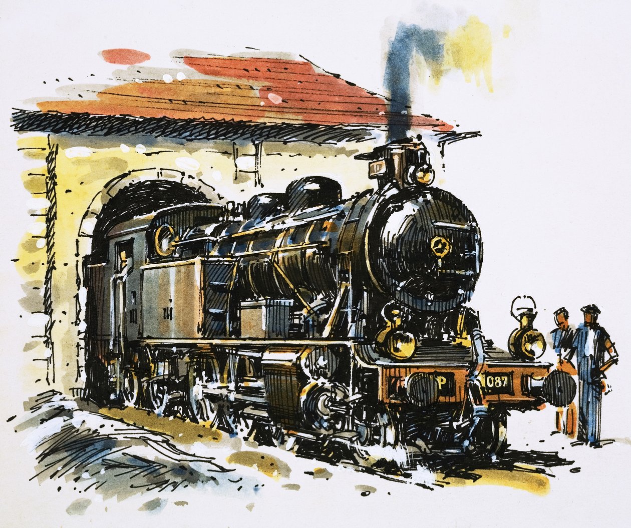 A sebesség és az erő világa: Honschel gyártmányú, 1929-es évjáratú 2-6-4-es harckocsimozdony alkotó: John S. Smith