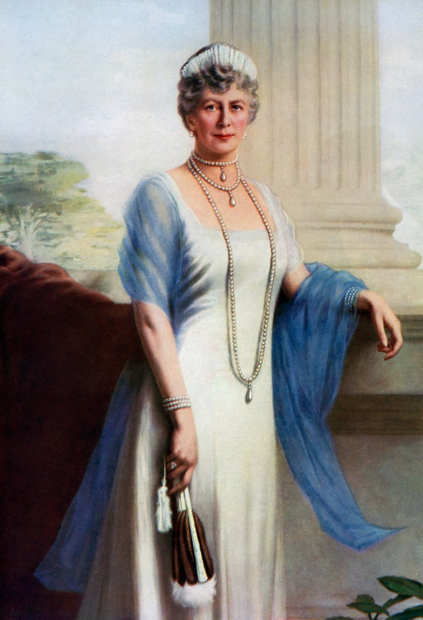 Mary of Teck, az Egyesült Királyság V. György királynője, 1937 alkotó: John Saint Helier Lander