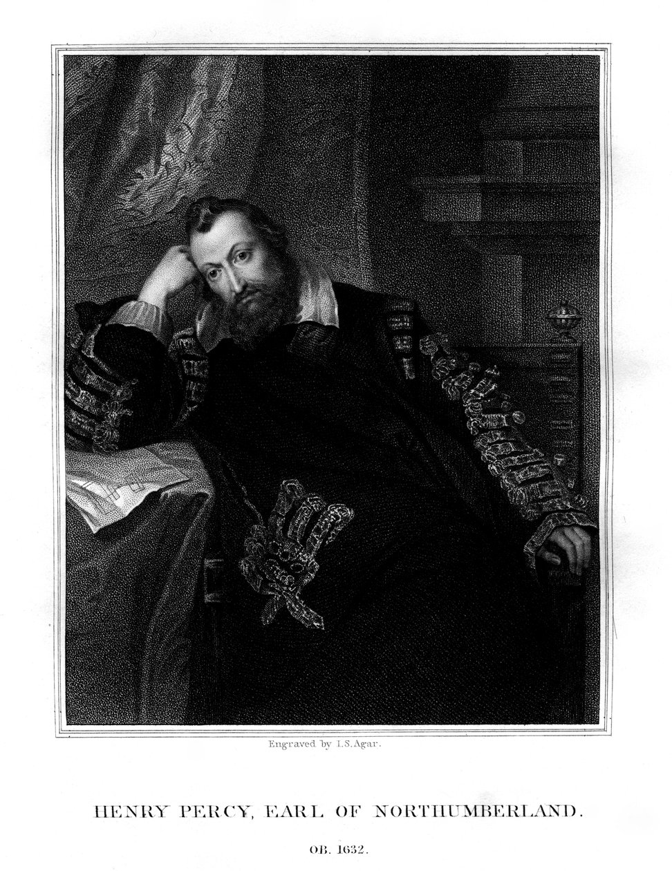 Henry Percy, Northumberland 9. grófja, 1824. alkotó: John Samuel Agar