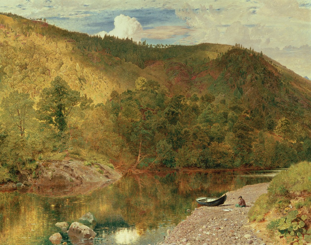 Dunkeld közelében alkotó: John Samuel Raven