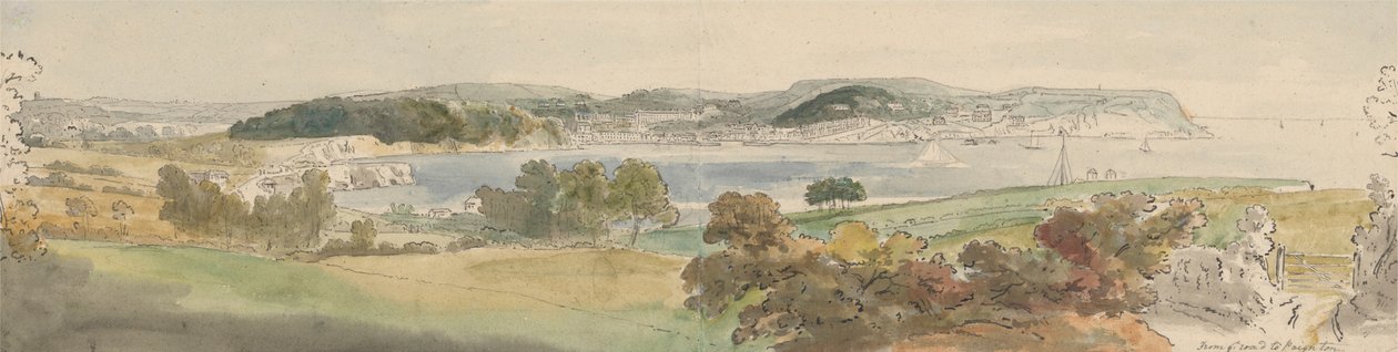 Torquay a Paignton Road felől alkotó: John Sanders