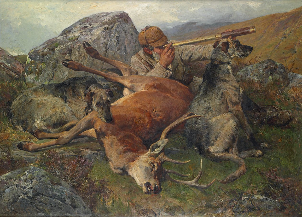 Watching the Stalkers, 1883 alkotó: John Sargent Noble