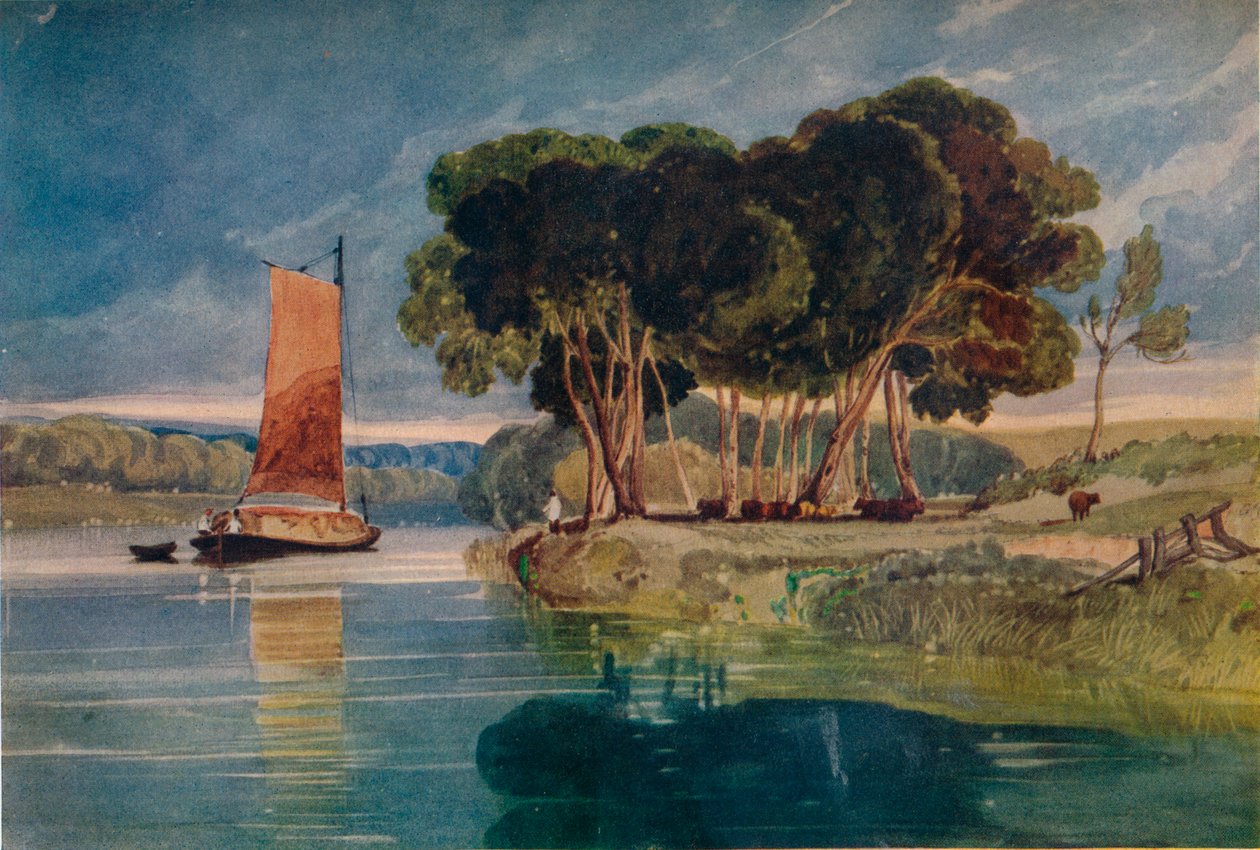 Folyói jelenet, 1800-1842, 1924 alkotó: John Sell Cotman