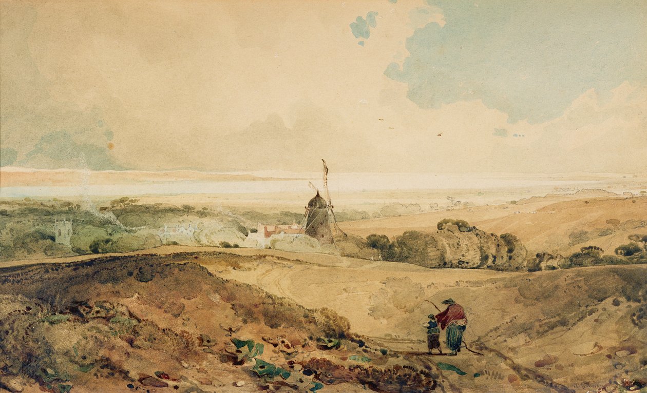 Kilátás Weltonból, Yorkshire-ből alkotó: John Sell Cotman