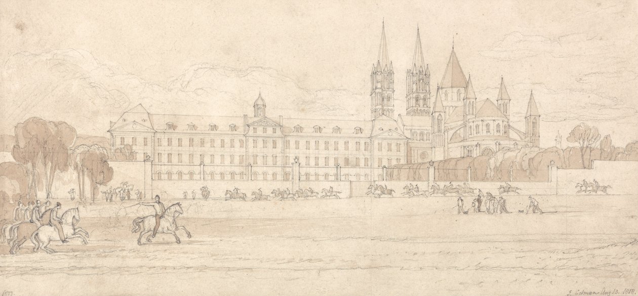 Abbaye Aux Hommes, Caen alkotó: John Sell Cotman