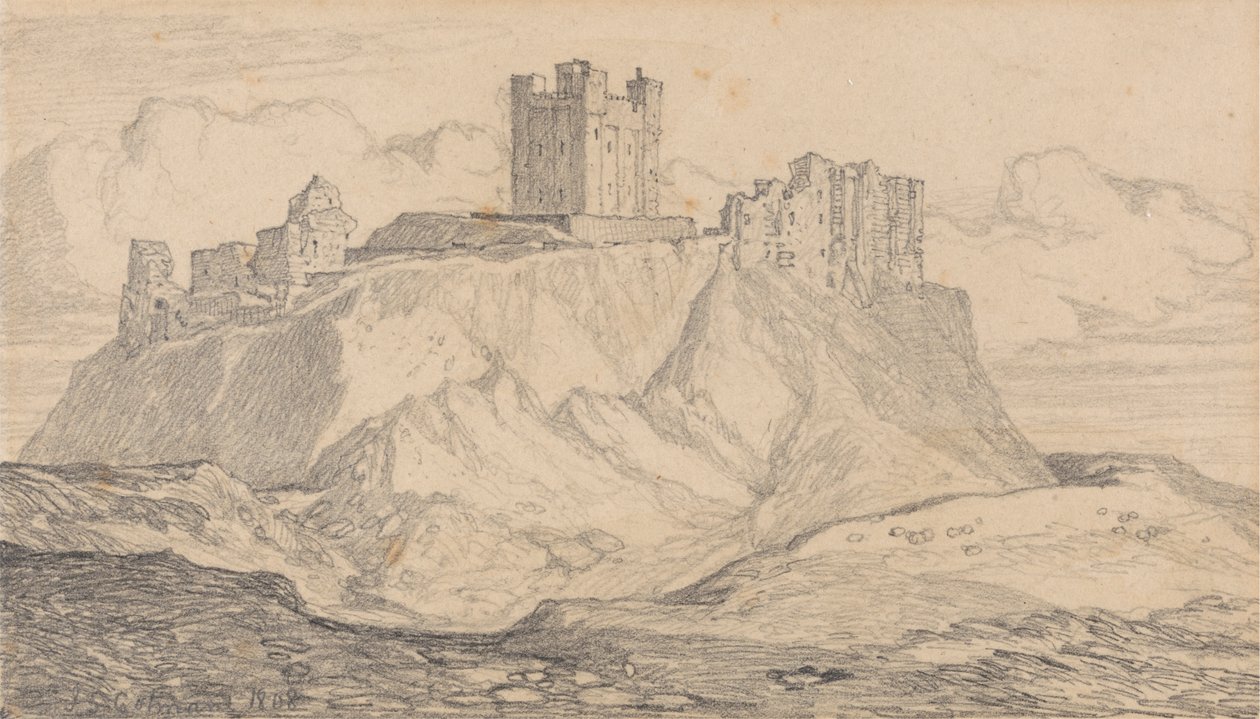 Bamburgh kastély, Northumberland alkotó: John Sell Cotman