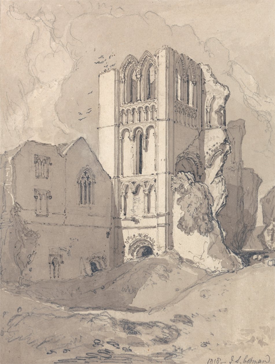 Castle Acre Priory, Norfolk alkotó: John Sell Cotman