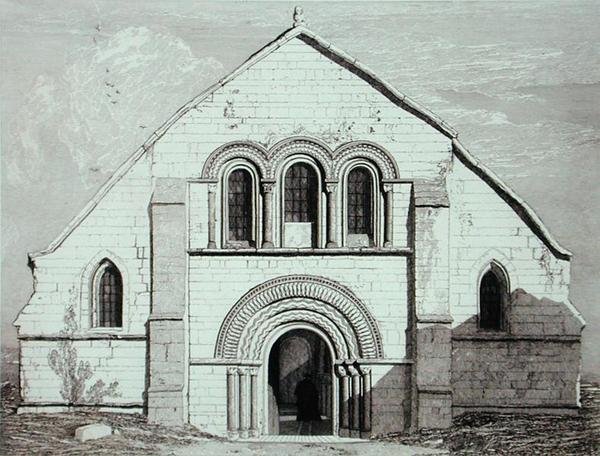 LEry temploma, Pont de LArche közelében, 1820-ban jelent meg alkotó: John Sell Cotman