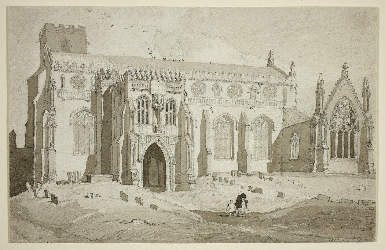 Cley Church, Norfolk alkotó: John Sell Cotman