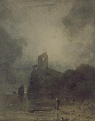 Dolbadarn kastély alkotó: John Sell Cotman
