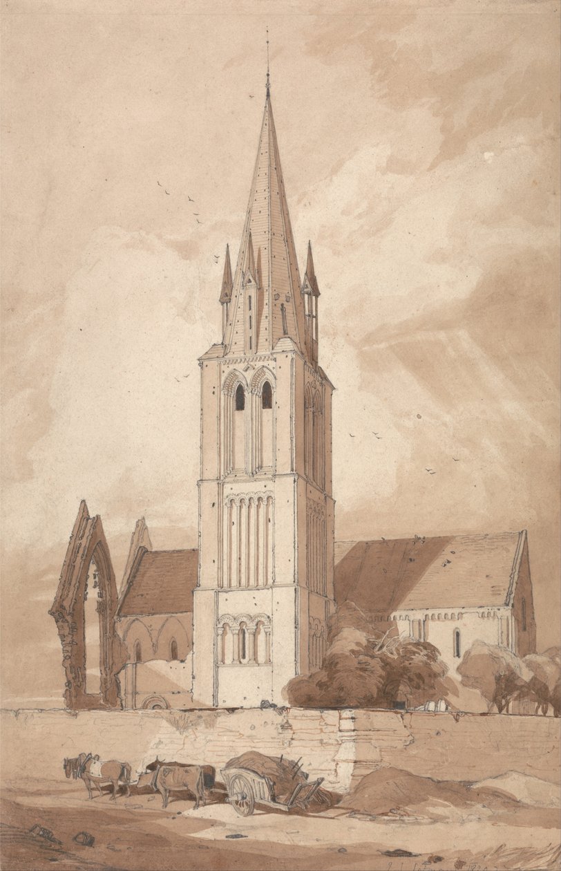 Douvres templom, Normandia alkotó: John Sell Cotman
