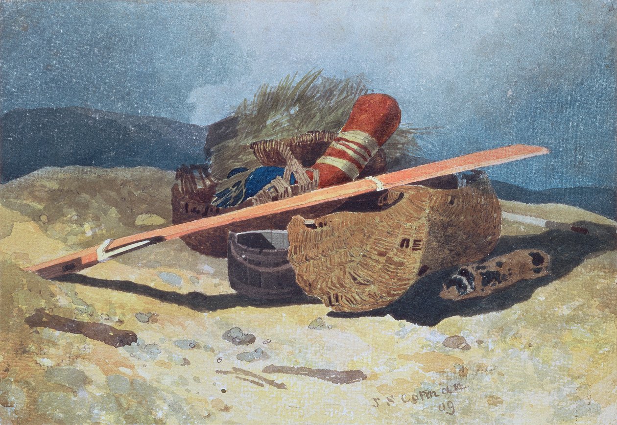 Fish Swills and Rudder, 1809 (ceruza, wc papíron) alkotó: John Sell Cotman