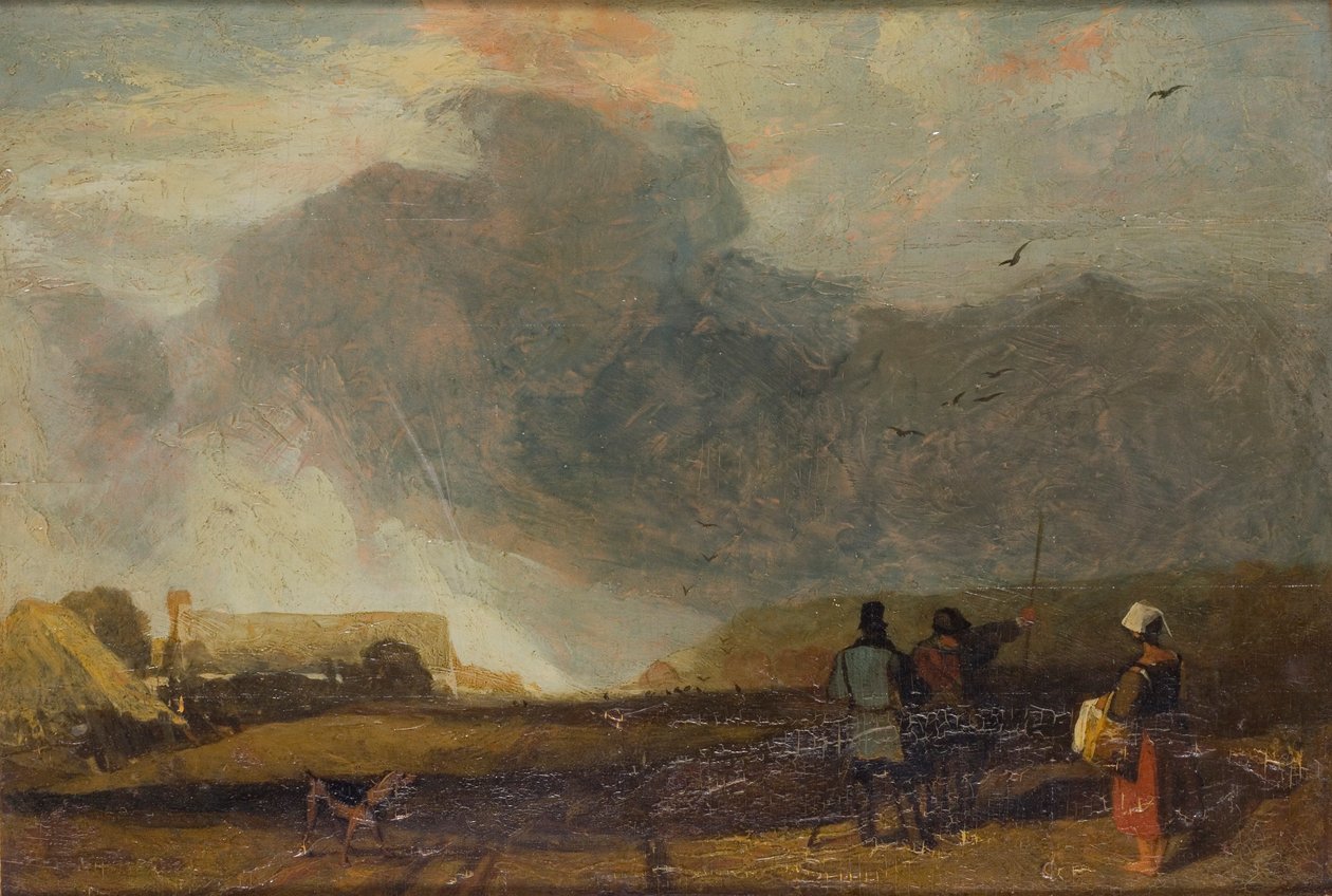 "Táj Normandiában", 1802-1842 alkotó: John Sell Cotman