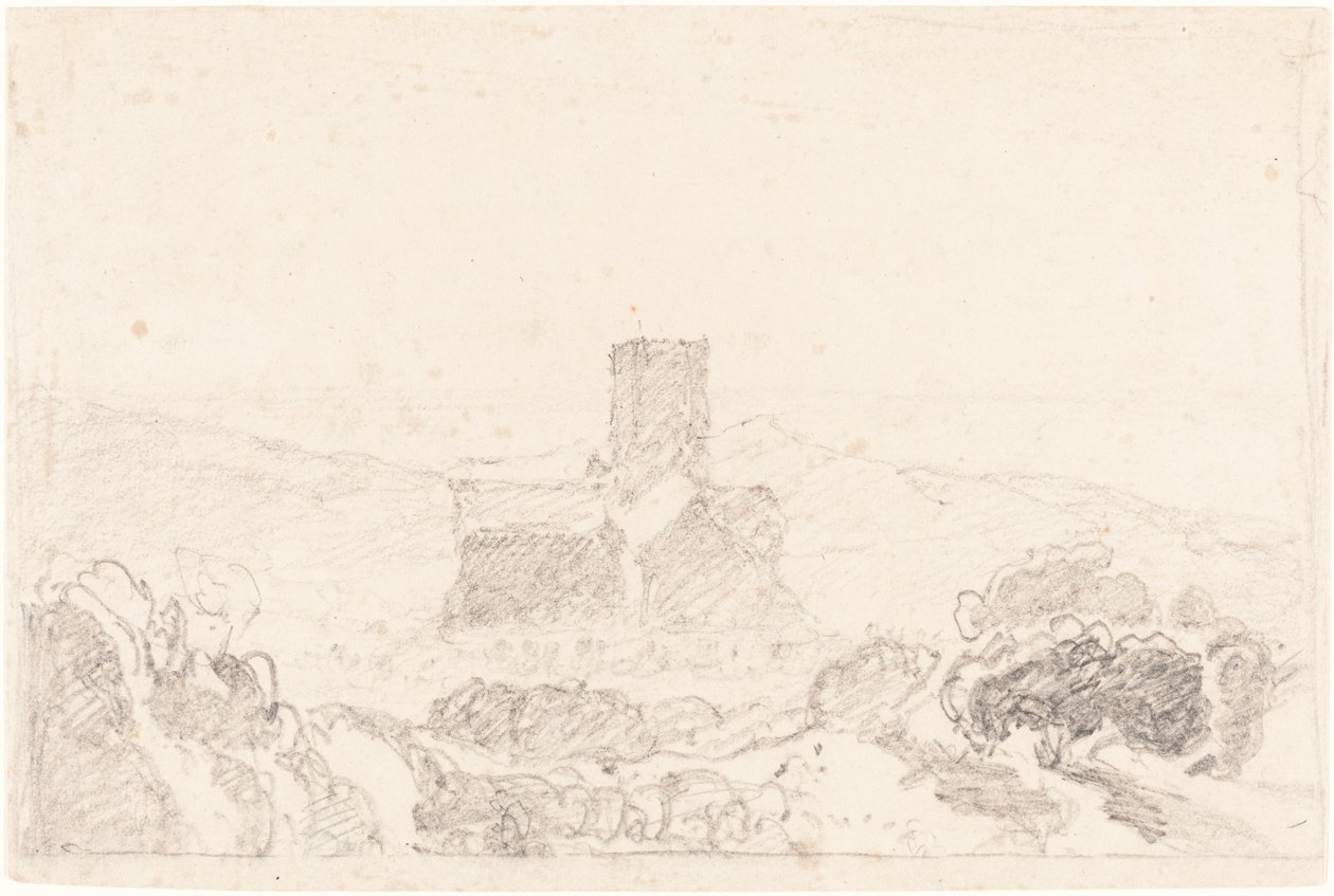 Táj templommal alkotó: John Sell Cotman