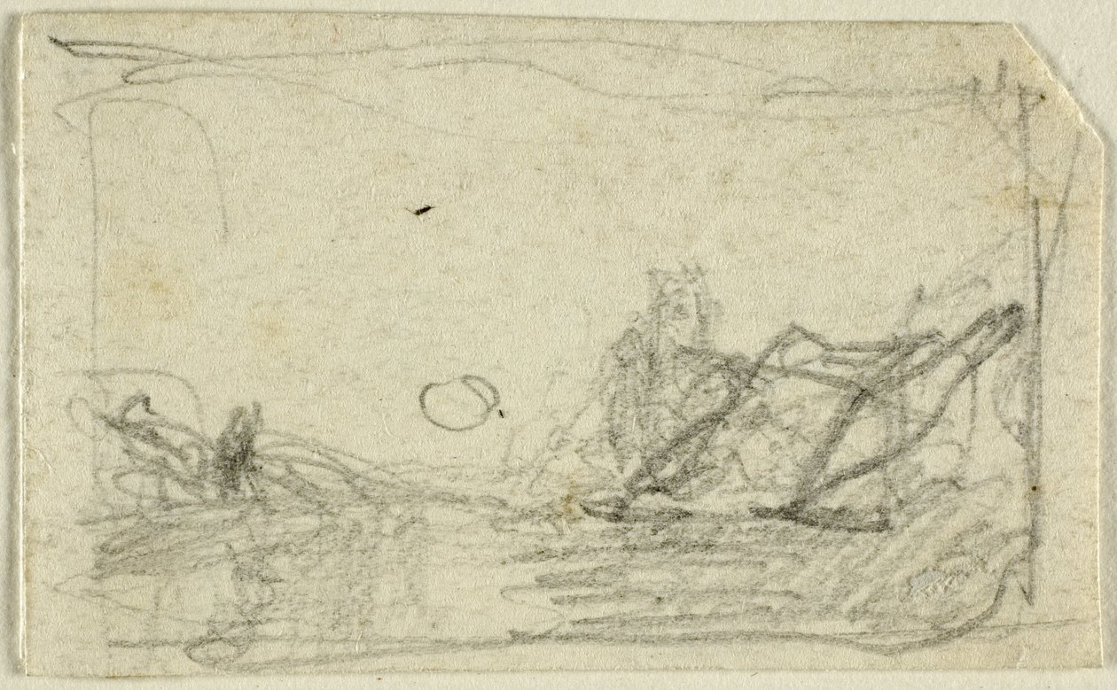 Holdfény a táj felett alkotó: John Sell Cotman
