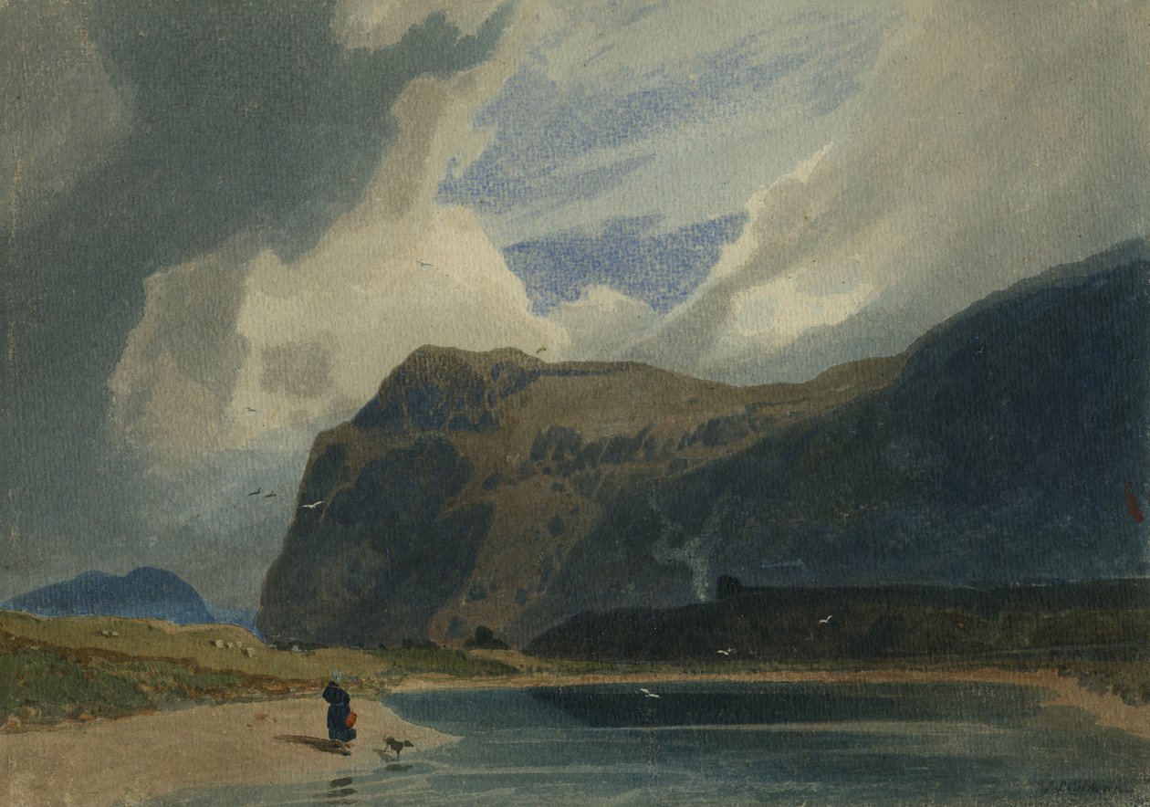 Hegyi jelenet Walesben, 1810 (wc papír) alkotó: John Sell Cotman