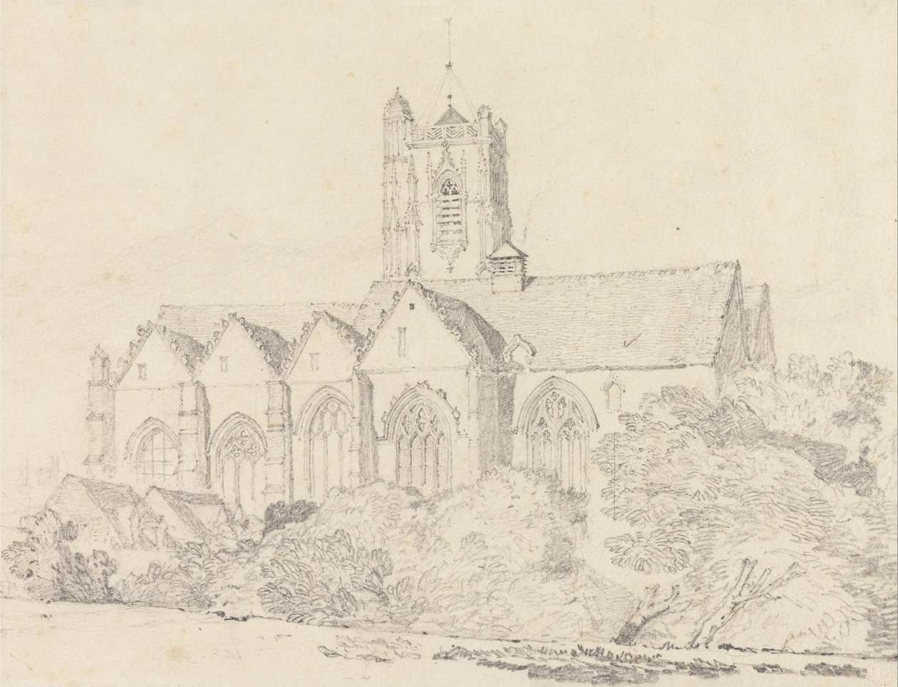 Szent János-templom, Peronne (Somme) alkotó: John Sell Cotman