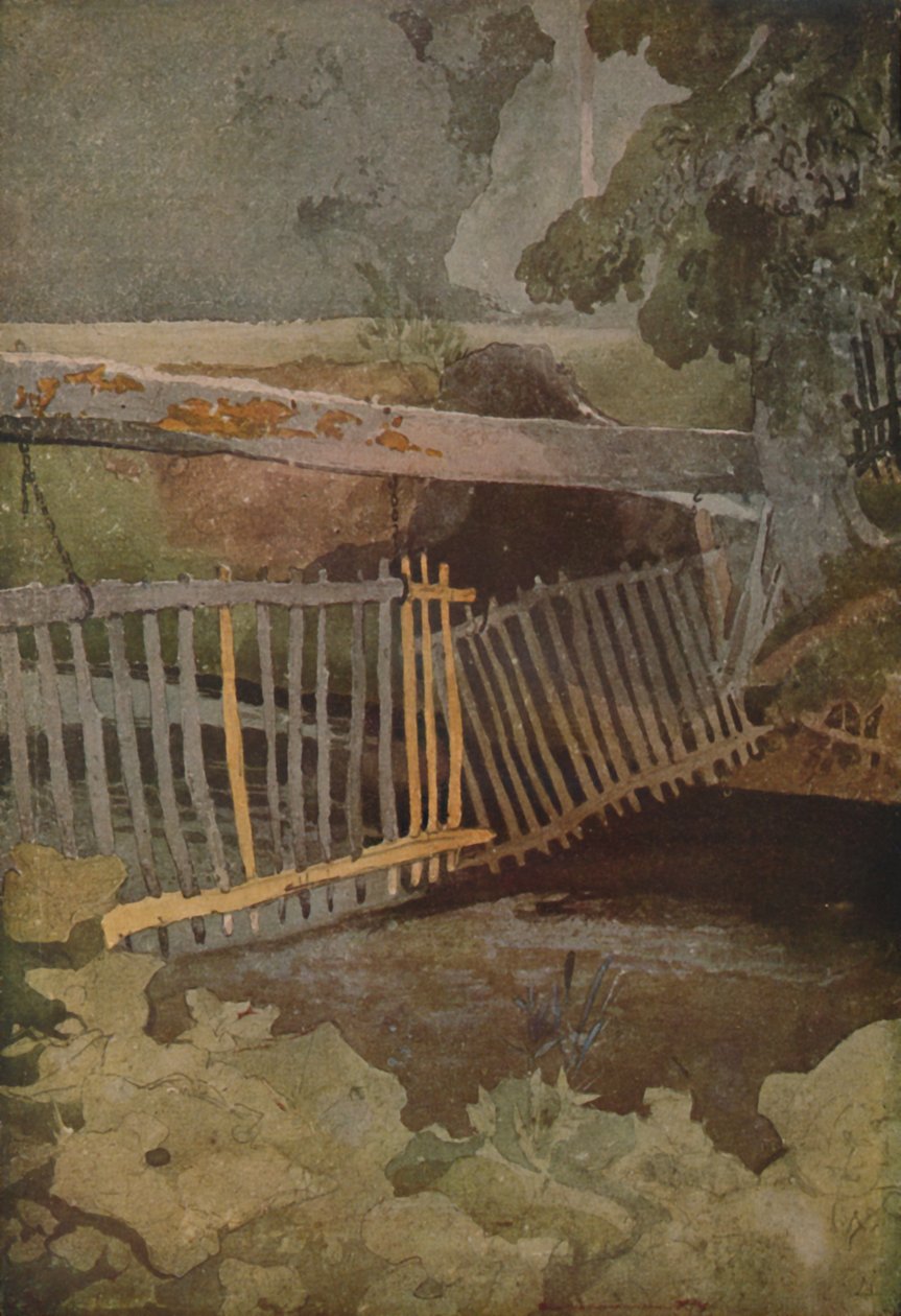 The Drop Gate, Duncombe Park, 1923 alkotó: John Sell Cotman