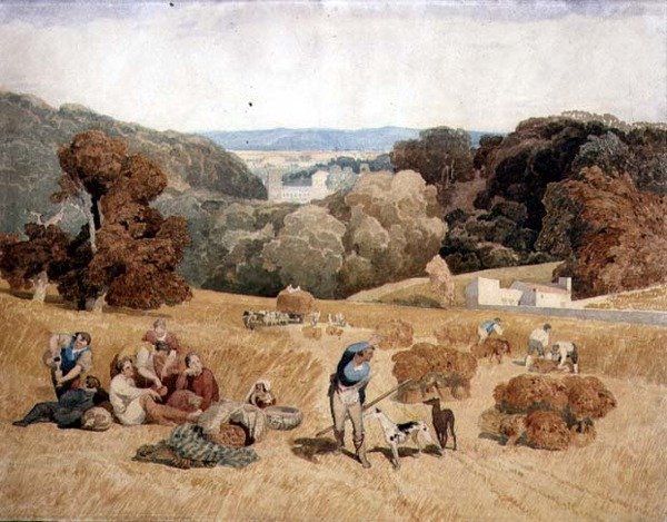 A betakarítási mező alkotó: John Sell Cotman