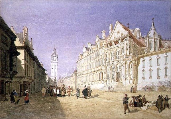 A Hotel de Ville, Gent alkotó: John Sell Cotman