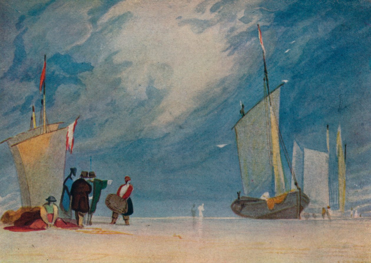 A partraszállás, 1810, 1923 alkotó: John Sell Cotman