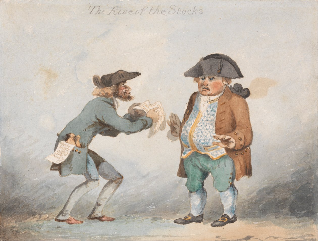 A részvények felemelkedése (Egy a háromból) alkotó: John Sell Cotman