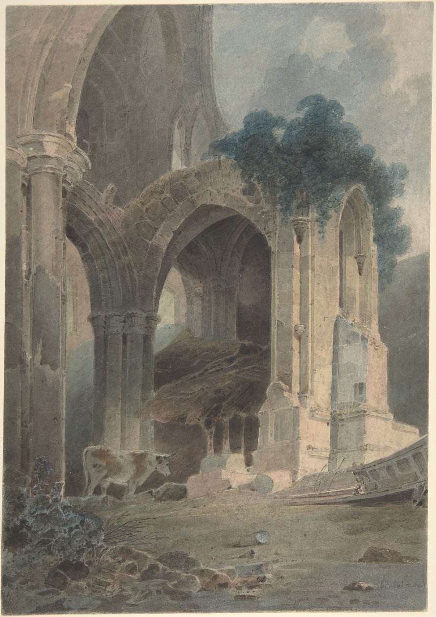 A Rievaulx-apátság keleti vége, Yorkshire alkotó: John Sell Cotman