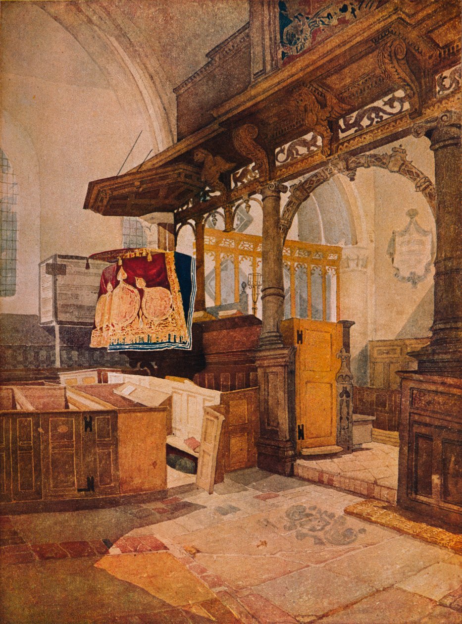 Trentham templom, 1810 alkotó: John Sell Cotman