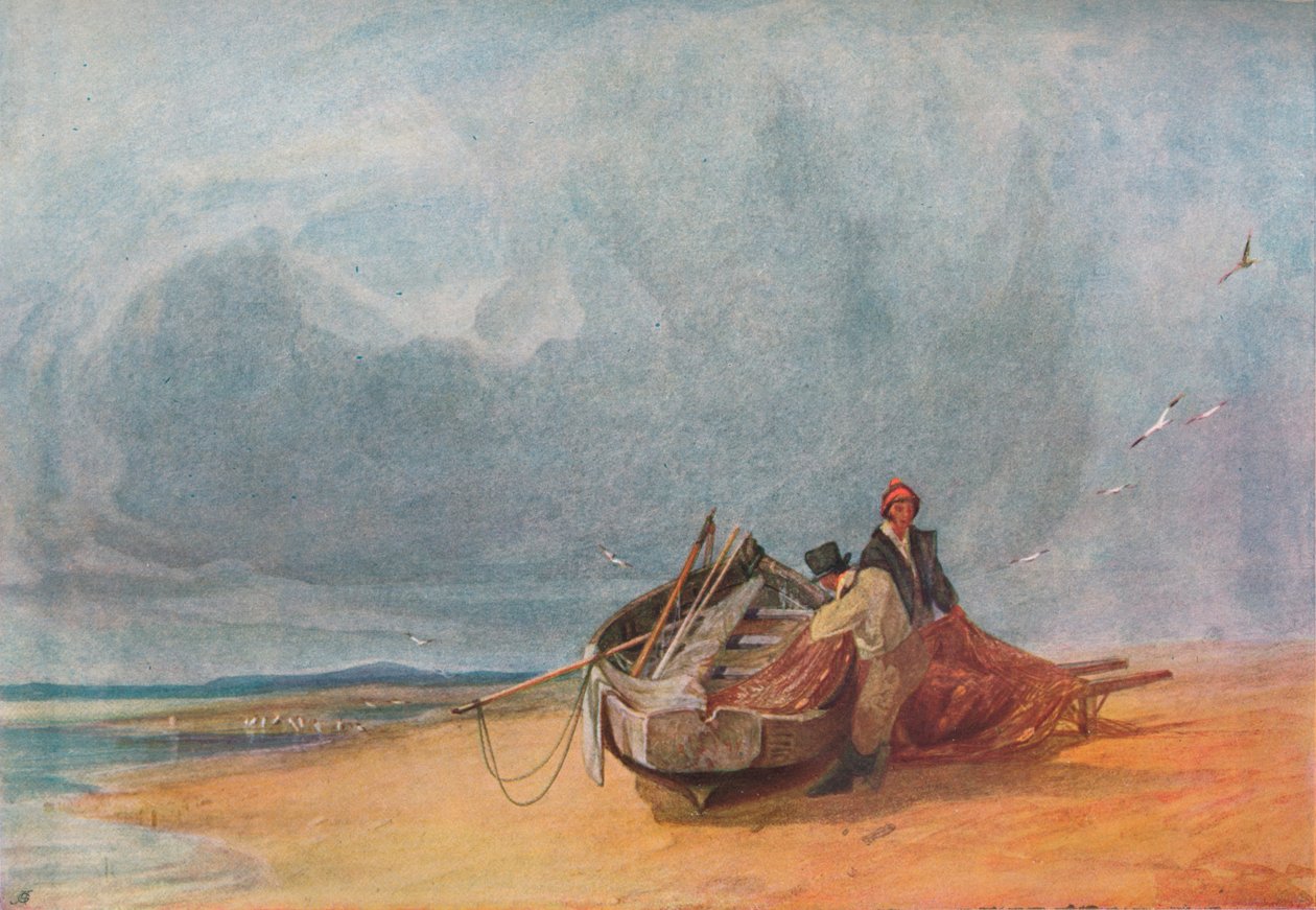 Yarmouth Beach, c1808 alkotó: John Sell Cotman
