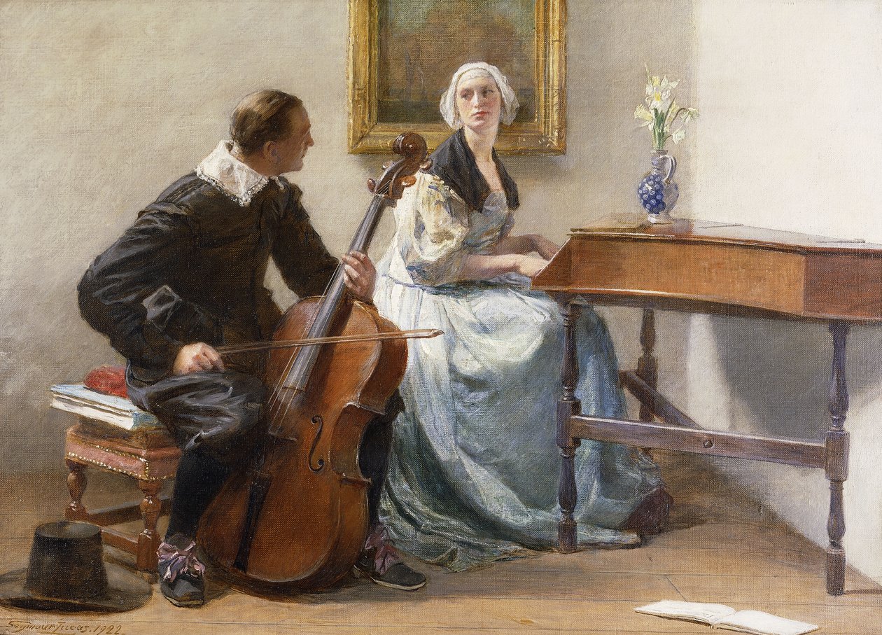 Egy váratlan kérdés, 1922 alkotó: John Seymour Lucas
